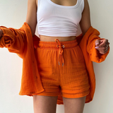 Sienna | Women's Lightweight Lounge Set with Relaxed Shorts