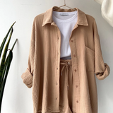 Sienna | Women's Lightweight Lounge Set with Relaxed Shorts