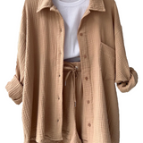 Sienna | Women's Lightweight Lounge Set with Relaxed Shorts