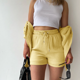 Sienna | Women's Lightweight Lounge Set with Relaxed Shorts
