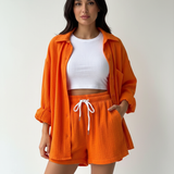 Sienna | Women's Lightweight Lounge Set with Relaxed Shorts