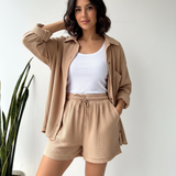 Sienna | Women's Lightweight Lounge Set with Relaxed Shorts
