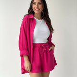 Sienna | Women's Lightweight Lounge Set with Relaxed Shorts