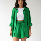 Sienna | Women's Lightweight Lounge Set with Relaxed Shorts