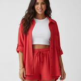 Sienna | Women's Lightweight Lounge Set with Relaxed Shorts