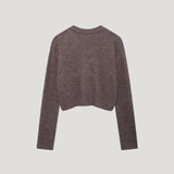 Maisie | Cropped Knit Cardigan with Button Front