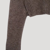 Maisie | Cropped Knit Cardigan with Button Front