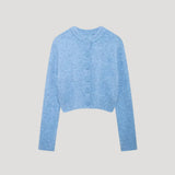 Maisie | Cropped Knit Cardigan with Button Front