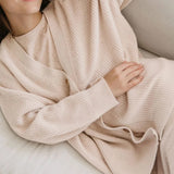Ruby | Long Oversized Rib-Knit Cardigan