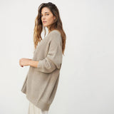 Ruby | Long Oversized Rib-Knit Cardigan