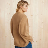 Ruby | Long Oversized Rib-Knit Cardigan