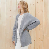 Ruby | Long Oversized Rib-Knit Cardigan