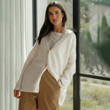 Ruby | Long Oversized Rib-Knit Cardigan