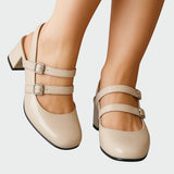 Maravine Studio | Mary Jane Heels with Double Strap and Slingback