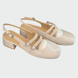 Maravine Studio | Mary Jane Heels with Double Strap and Slingback