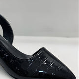 Maravine Studio | Pointed Toe Slingback Shoes with Block Heel