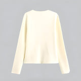 Isla | Spring Button Front Knit Cardigan with V Neck