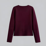 Isla | Spring Button Front Knit Cardigan with V Neck