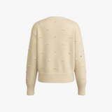 Poppy | Spring Layering Cardigan with Pearl Detail and Heart Buttons