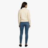 Poppy | Spring Layering Cardigan with Pearl Detail and Heart Buttons