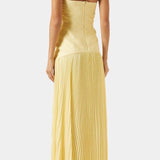 Caeloria | Elegant Mesh Maxi Dress with Front Slit