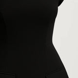 Sophie | Mini stand-up collar A-line silhouette dress