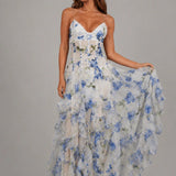 Arabella | Women's Maxi Dress with Layered Ruffles