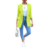 Grace | Long Double-Breasted Blazer with Tailored Fit