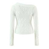 Rosalie | One-Shoulder Cable Knit Co-ord Set