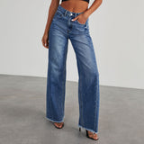 Rosalind | Women's High-Waisted Wide Leg Jeans