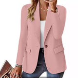 Ella | Women's Blazer – Single Button Tailored Jacket