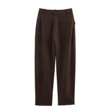 Florence | High-Waisted Wide-Leg Pleated Trousers