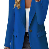 Ella | Women's Blazer – Single Button Tailored Jacket