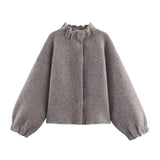 Annabelle | Cropped Brushed Knit Bomber & Mini Skirt Set