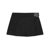 Briar | Black Shorts Pleated High Waisted Mini Tailored Belted