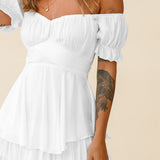 Novera | Off-Shoulder Summer Mini Dress