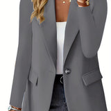 Ella | Women's Blazer – Single Button Tailored Jacket
