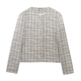 Phoebe | Tweed Knit Jacket and Skirt Co-Ord Set