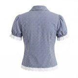 Esme | Gingham Fitted Mini Skirt Co-Ord Set