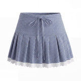 Esme | Gingham Fitted Mini Skirt Co-Ord Set