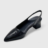 Olivia | Leather Orthopaedic Heels with Supportive Comfort