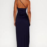 Isabella | Maxi one-shoulder dress with high split