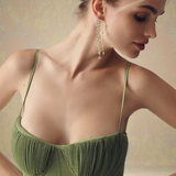 Colette | Pleated maxi dress with a soft and elegant structure