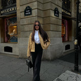 Madeline | Metallic Mid-Season Jacket with Elegant Tailored Fit