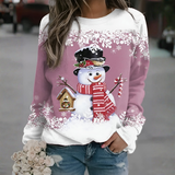 Henry | Women's Christmas Sweatshirt with Snowflake Design