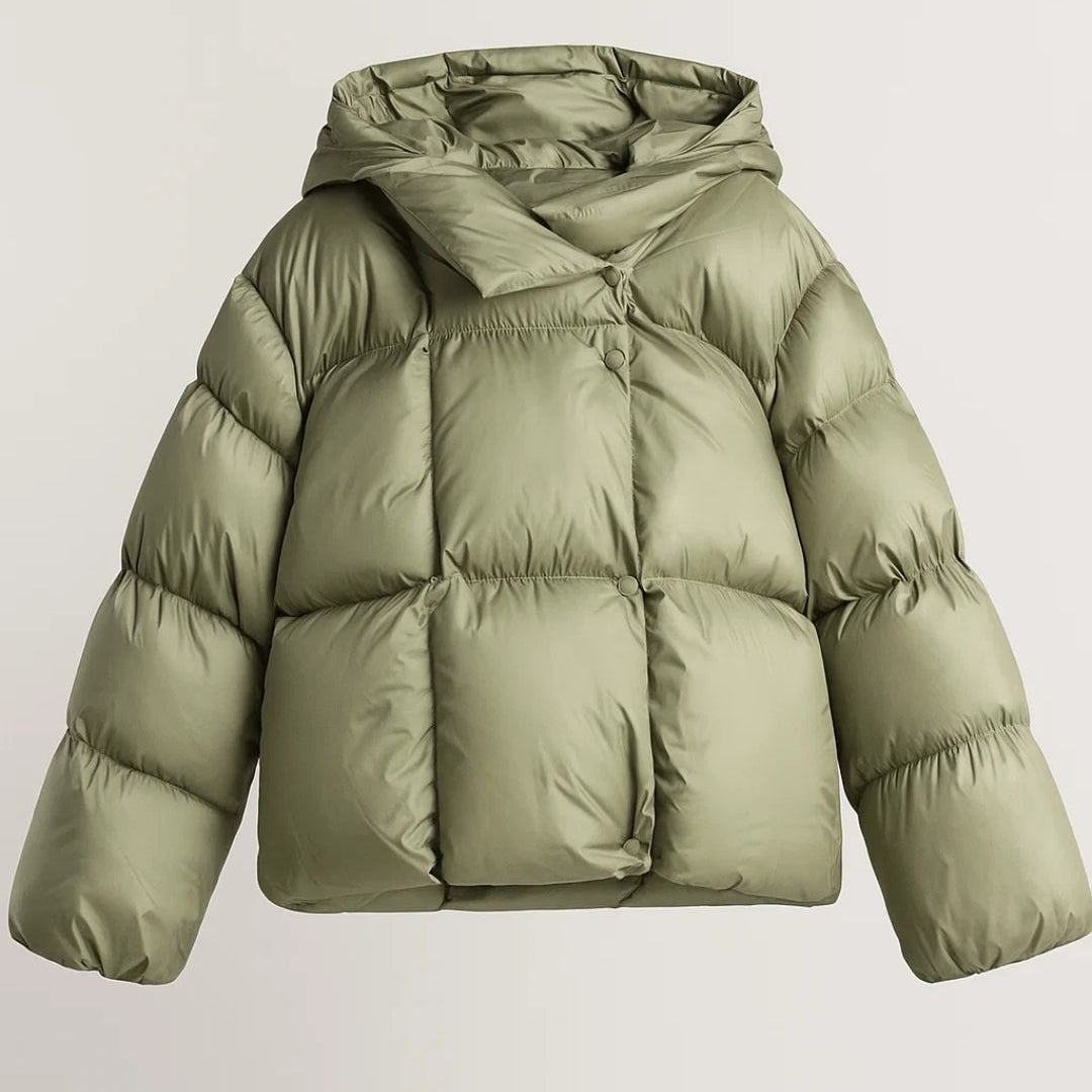 Tessa | Women’s Puffer Jacket with Voluminous Design – Warm & Modern