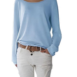 Rosalie | Women's Boat Neck Pullover with Loose Fit and Extended Cut