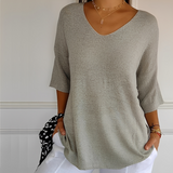 George | Women's Long Cut V-Neck Pullover