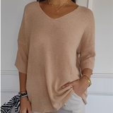 George | Women's Long Cut V-Neck Pullover