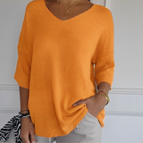 George | Women's Long Cut V-Neck Pullover